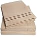 1500 Supreme Collection Full Sheet Sets Taupe - Luxury Hotel Bed Sheets and Pillowcase Set for Full Mattress - Extra Soft, Elastic Corner Straps, Deep Pocket Sheets, Full Taupe