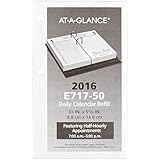 AT-A-GLANCE Daily Desk Calendar 2016 Refill, 12 Months, January - December, 3.5 x 6 Inch Page Size (E71750)