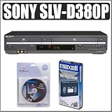 Sony SLV-D380P Progressive Scan DVD/VCR Combo Player w/ Head Cleaner Kit