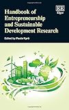 Handbook of entrepreneurship and sustainable development research