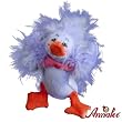 3" Lavender Duck By Annalee 3" Lavender Duck By Annalee