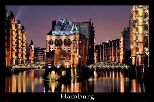 Empire 499066 Deutsche St&auml;dte - Hamburg Deutschland Germany City Architektur Poster Plakat Preisvergleich