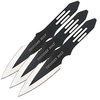 United Cutlery Tomahawk Throwing Knife Set (3-Piece), Black from Sportsman Supply Inc.