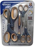 Westcott Titanium Bonded Scissors, 5 Pack
