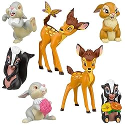 Disney Exclusive 7 Piece Mini PVC Bambi Collector Set