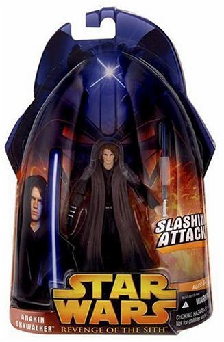 51 k5YuOYTL Star Wars Revenge of the Sith #28 Anakin Skywalker (Slashing Attack) Action Figure