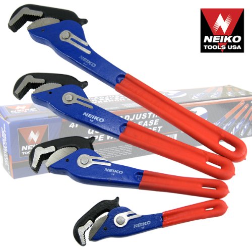 Adjustable Wrenches Neiko Tools USA 14" Self Adjusting Automatic Pipe