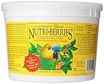 Lafeber Company Nutri-Berries Parrot Pet Food, 3.25-Pound
