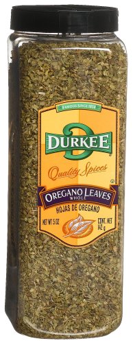 Durkee Oregano Leaves Whole, 5-Ounce Containers (Pack of 3)