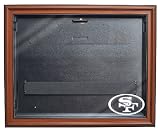 NFL San Francisco 49ers Removable Face Jersey Display, Brown