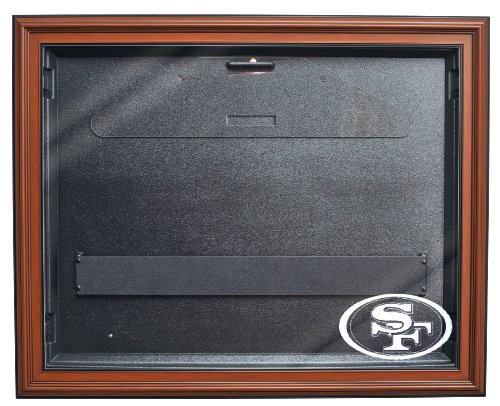 NFL San Francisco 49ers Removable Face Jersey Display, Brown