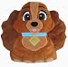 Disney Lady & the Tramp Travel Buddy Lady Pillow Plush