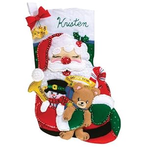 Janlynn-Felt-Appliqu-Kit-16-1-2-Inch-by-10-Inch-Toys-from-Santa