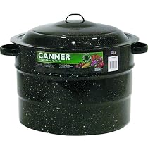 Granite Ware 21-1/2-Quart Steel/Porcelain Water-Bath Canner with Rack