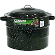Columbian Home 0707-1 Granite Ware 21-1/2-Quart Steel/Porcelain Water-Bath Canner with Rack