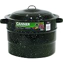 Granite Ware 21-1/2-Quart Covered Preserving Canner with Rack