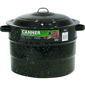Granite Ware 21-1/2-Quart Covered Preserving Canner with Rack