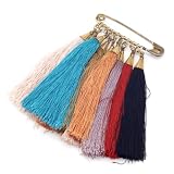 Multi Tassle Brooch||RF10F
