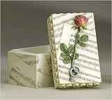 Pack Of 6 Silver 25th Wedding Anniversary Musicial Keepsake Boxes #47547