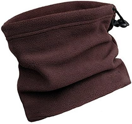 Curitis Polar Fleece Neck Warmers Beanie Hood Face Warm for Hiking,Bicycle riding,Backpacking,Snowboarding (coffee)