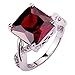 YAZILIND Valentine's Day Jewelry CZ Ring Stone Wedding Bridal Rhinestone Jewelry For Women