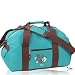 Sporttasche ELEPHANT Tasche Schulsport BLOOMA Flowers Sauna Fitness - Braun Aqua Türkis