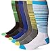 K. Bell Sport Men's Exclamation Tech Crew Socks (Pack of 6)