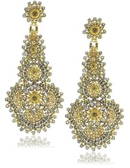 Miguel Ases Labradorite Long Graduated Earrings