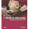 D�cors de table brod�s : Hardanger et point de croix