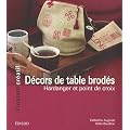 D�cors de table brod�s : Hardanger et point de croix