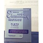 Buy Rubank Elementary Method, Flute or Piccolo, a Fundamental Course for Individual or... by A. C. Petersen