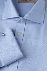 Collezione Pure Cotton Herringbone Striped Shirt