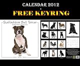Staffordshire Bull Terrier Studio Dogs Calendar 2012 + Free Keyring
