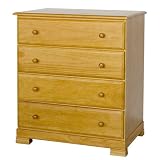 Kalani 4 Drawer Dresser in Honey Oak Finish By Da Vinci Baby Furniture