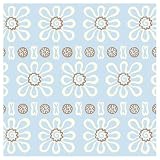 Eurographics MOA1108 Moda A., Retro Flower 18 x 18 cm, Hochwertiger Kunstdruck