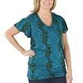 Mossimo&reg; Black Plus Flutter Sleeve Tee - Blue