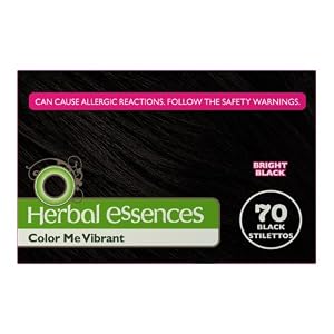 Clairol Herbal Essence Color, 070 Black Stilettos-bright Black (Pack of 3)