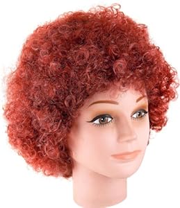 Women's Red Orphan Costume Wig