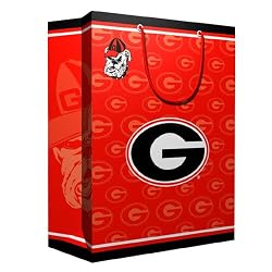 Georgia Bulldogs NCAA Medium Gift Bag (9.75 Tall) by Pro Specialties Group
