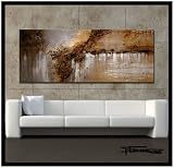 XL Limited Edition, Hand Embellished, Modern, Abstract Painting. Textured, High Gloss, Ready to Hang. XL - 60 x 24 x 1.5 ECLIPSE - ELOISExxx