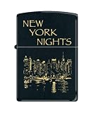 Zippo "New York Nights" Black Matte Lighter, 2270