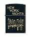 Zippo New York Nights Black Matte Lighter, 2270