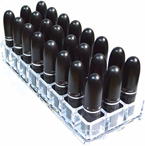 Acrylic Lipstick Organizer & Beauty Care Holder Provides 24 Space Storage | byAlegory