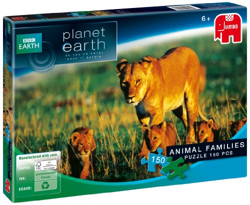 Jumbo 17048 - Planet Erde - Tierfamilien / L&ouml;wen - 150 Teile Preisvergleich