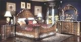 IMAGE OF Aico Excelsior Complete Queen Mansion Package #1 Queen Bed Dresser Mirror Chest One Bedside Chest - N59011/21/31/40/50/60/70-47