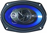NAXA NX-771 1000 Watt 6x9 4 Way Car Stereo Replacement Audio Speakers