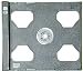25 Black / Dark Gray CD SMART TRAYS #CDIR80DO - Turns any standard single 10mm Jewel Box into a DOUBLE CD Jewel Box! Holds 1 Disc on Either Side & Has a "Hinge"!