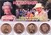 QUEEN ELIZABETH II 4 COIN SET ,UNCIRCULATED