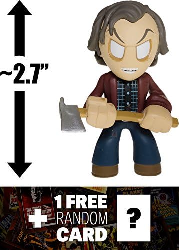 Jack Torrance (The Shining): ~2.7" Horror Classics x Funko Mystery Minis Vinyl Mini-Figure Series #3 + 1 FREE Horror Movie Trading Card Bundle (108447)