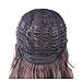 MapofBeauty Beautiful Dark Brown Curly Long Hair Wig